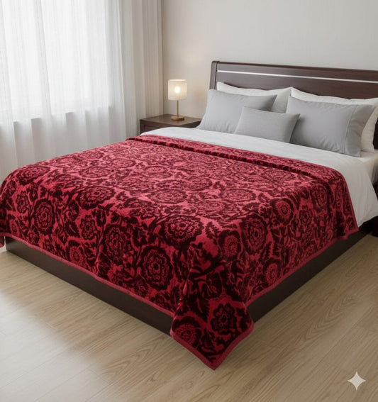 Destiny double bed king size Red