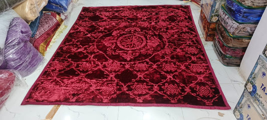 Destiny double bed Dark Mehroon