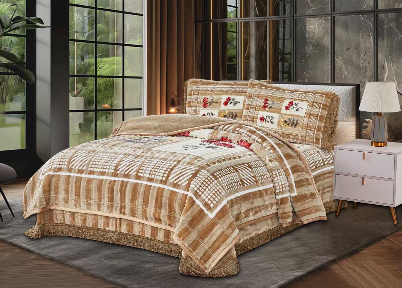 Rex blanket set Brown