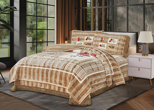 Rex blanket set Brown