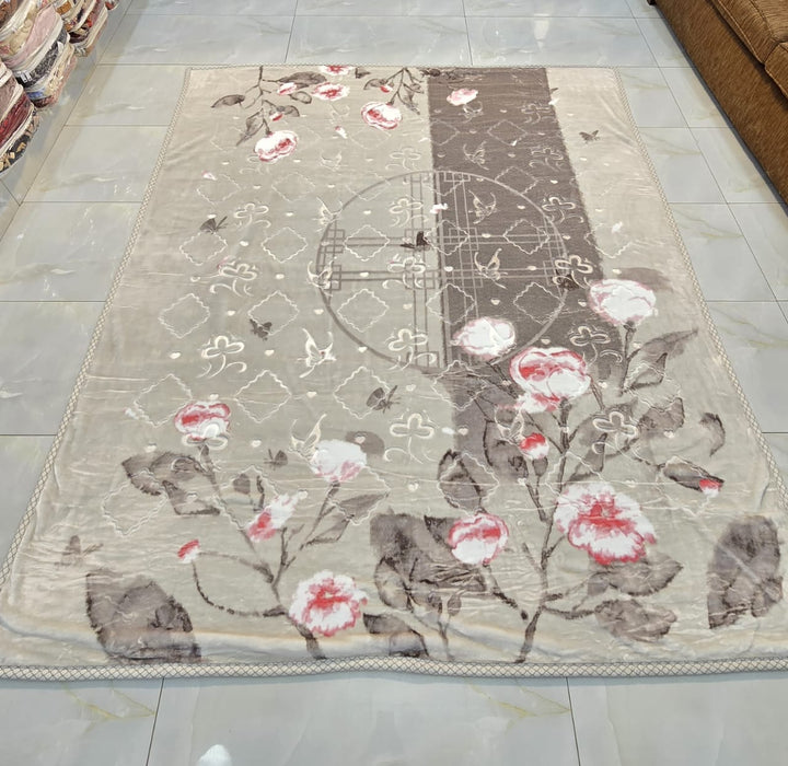 American Cloudy Blanket King Size Grey