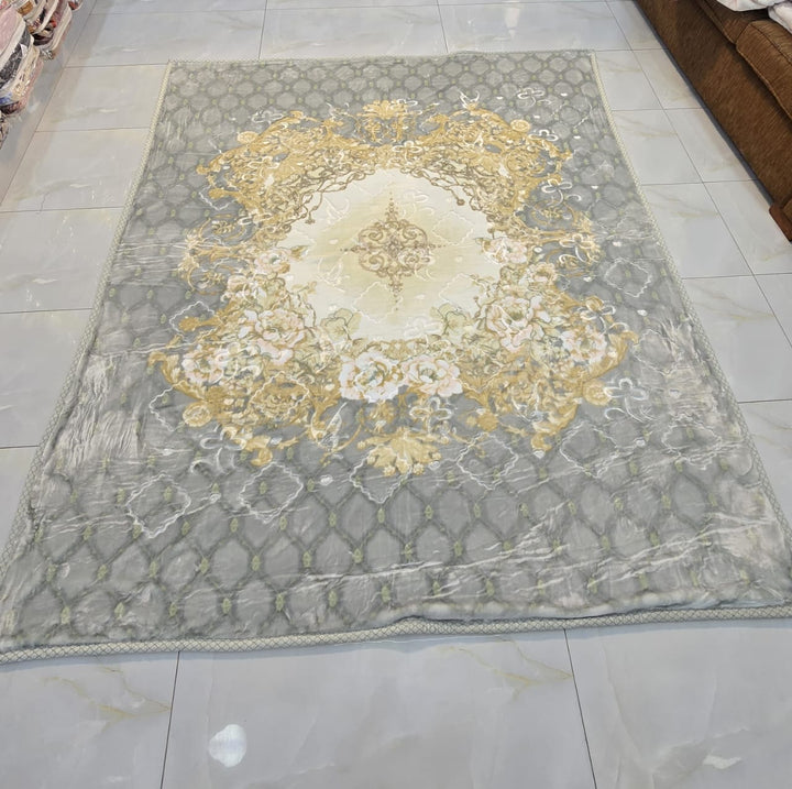 American Cloudy Blanket King Size Grey