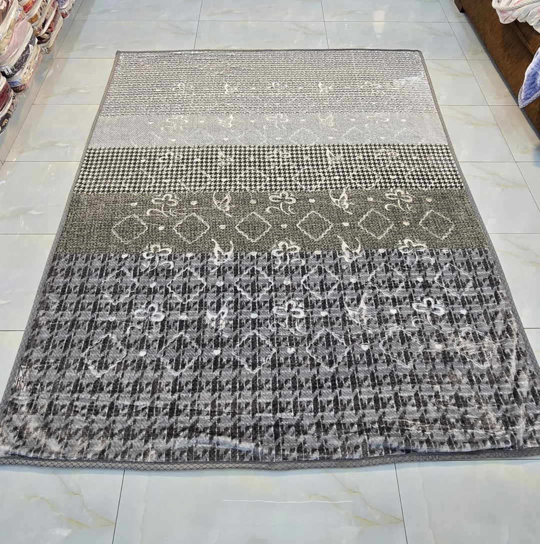 American Cloudy Blanket King Size Grey