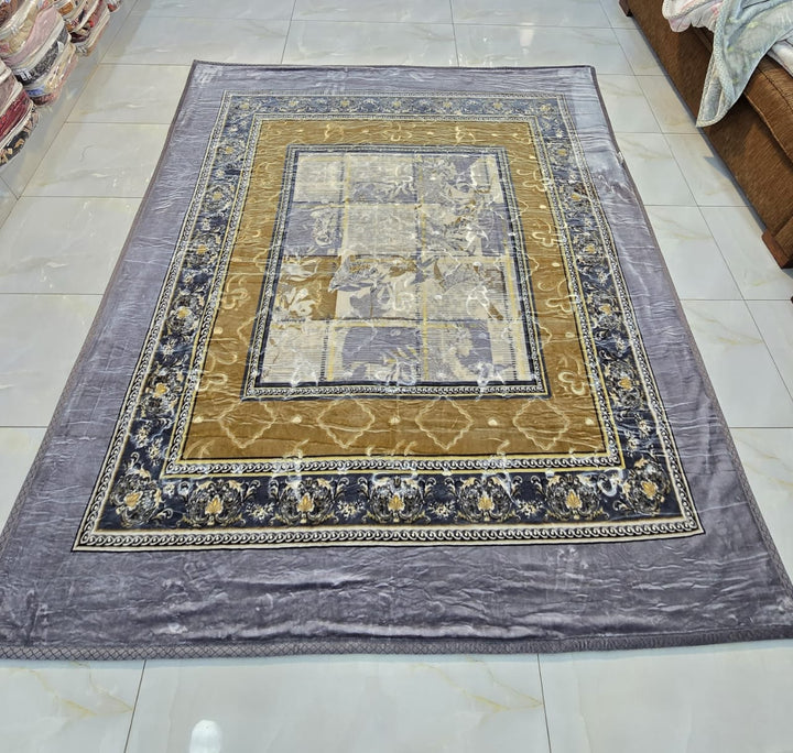 American Cloudy Blanket King Size Grey