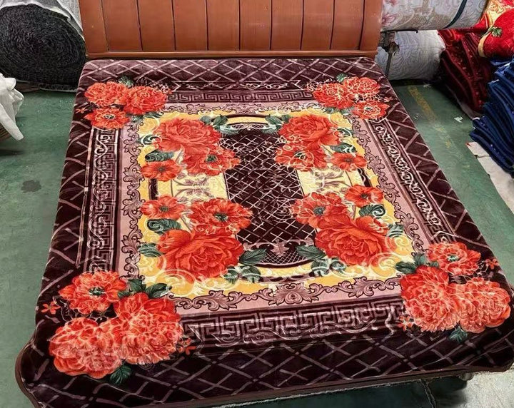 King star double bed 220/240 size Dark Purple