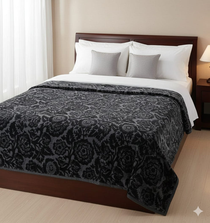 Destiny double bed king size Black