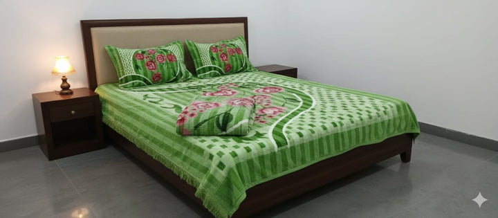 Jakpot blanket set Light Brown