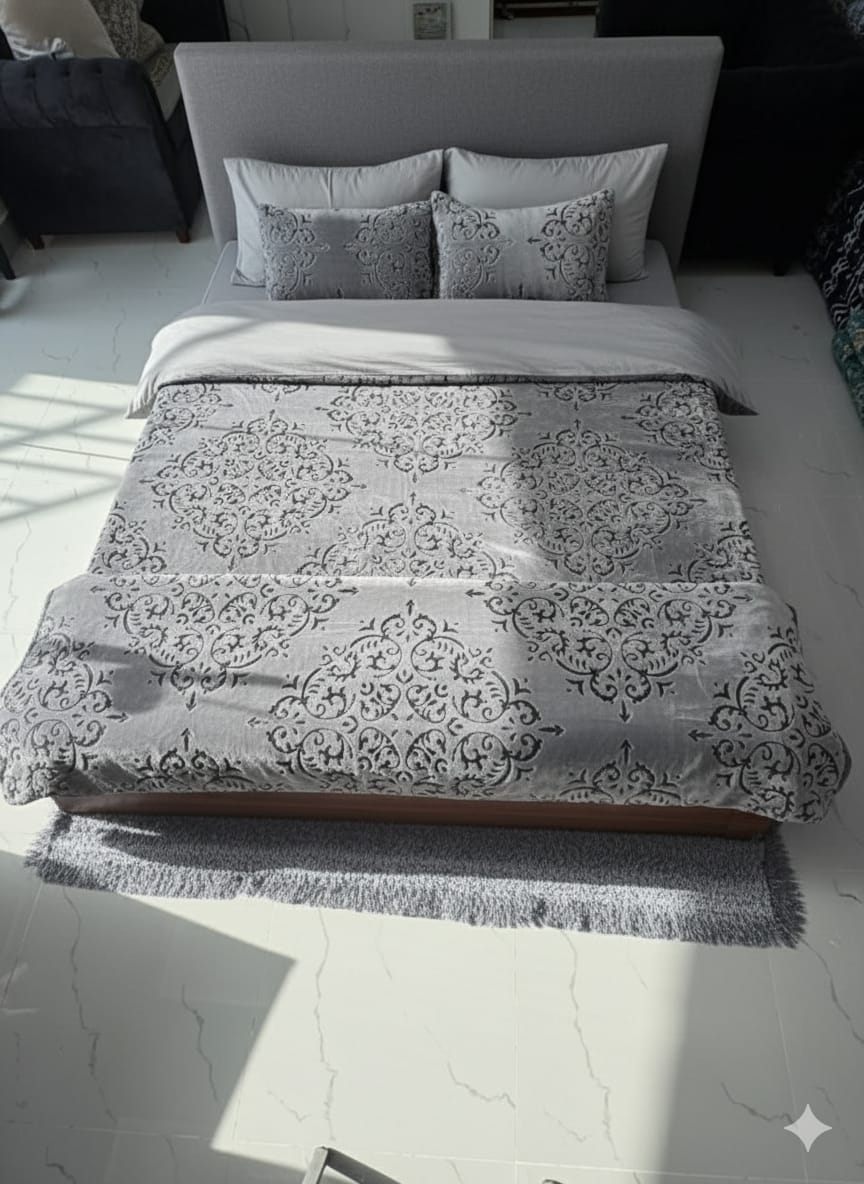 Universal blanket set Grey