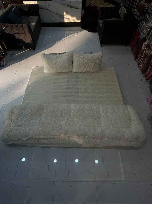 Shaggy RAZAI 4pcs Beige