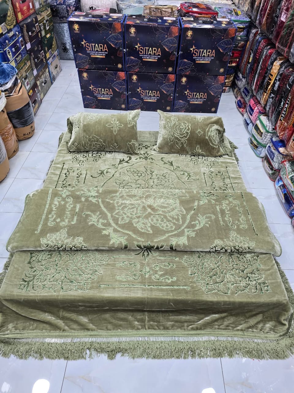 Sitara blanket set Dark Golden