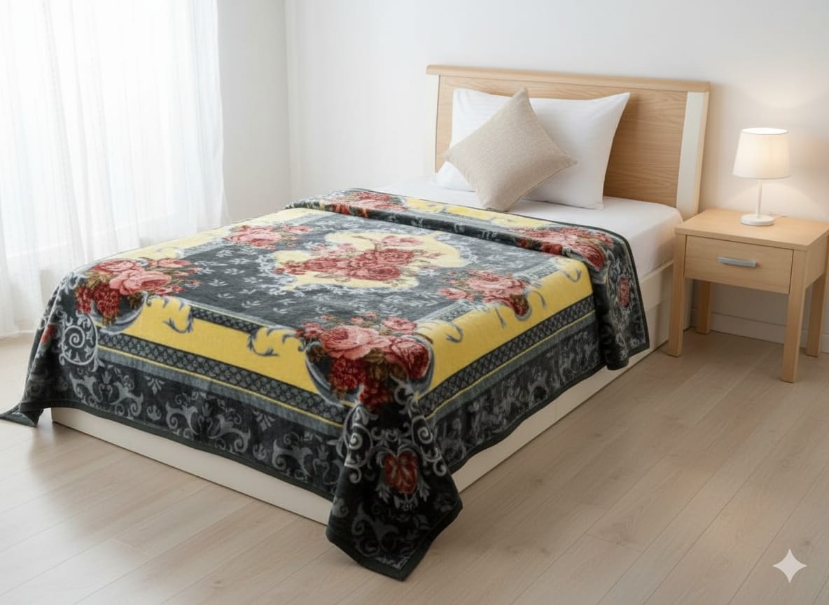 Ture life single bed Blanket grey