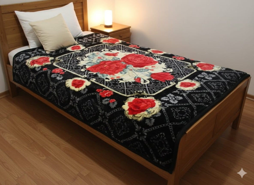 Ture life single bed Blanket Deep Black