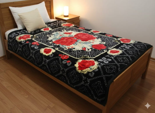 Ture life single bed Blanket Deep Black