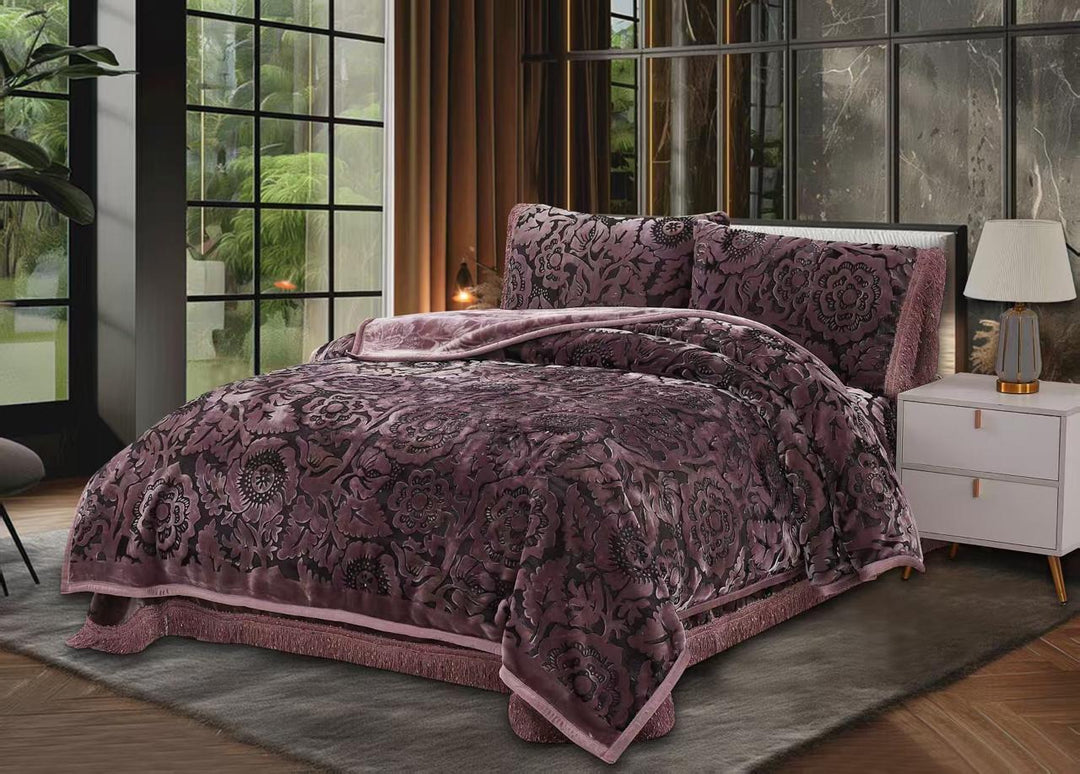 Denzy blanket set Light Purple