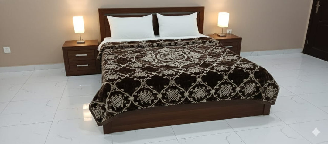 Destiny double bed Chocolate