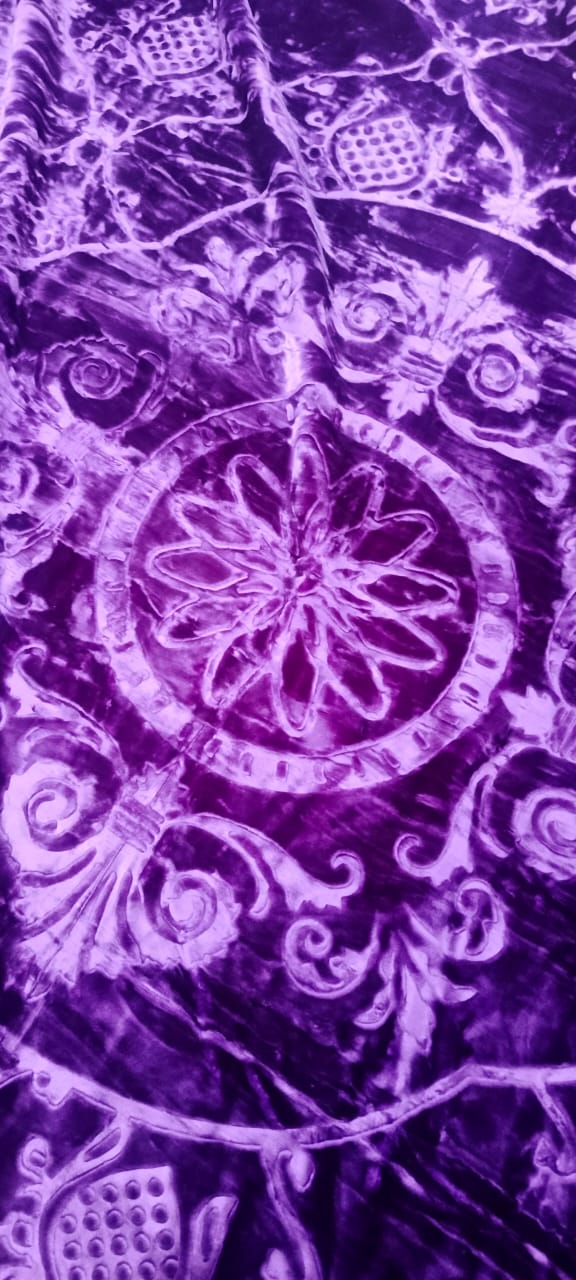 Destiny double bed Dark Purple