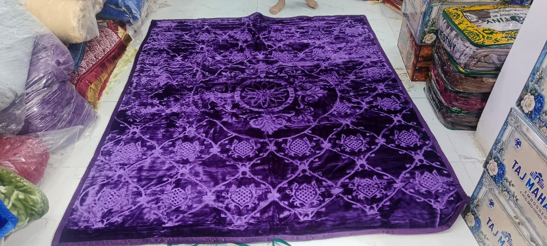 Destiny double bed Dark Purple