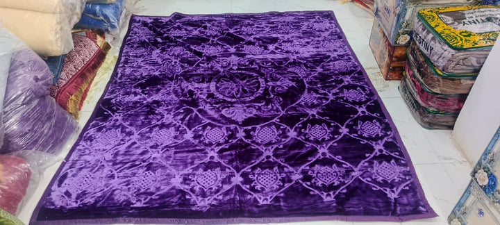 Destiny double bed Dark Purple