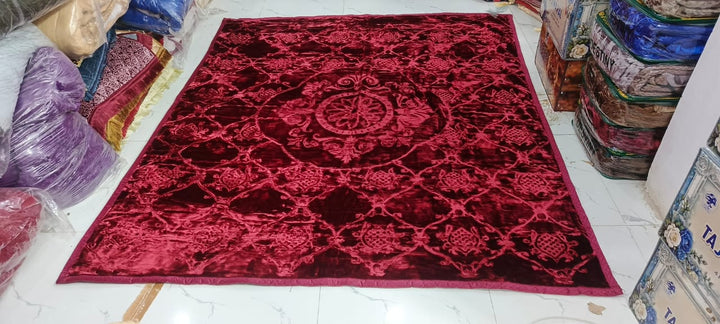 Destiny double bed Dark Mehroon