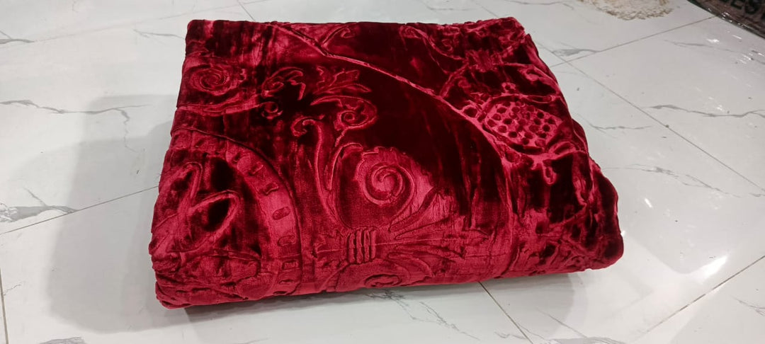 Destiny double bed Dark Mehroon