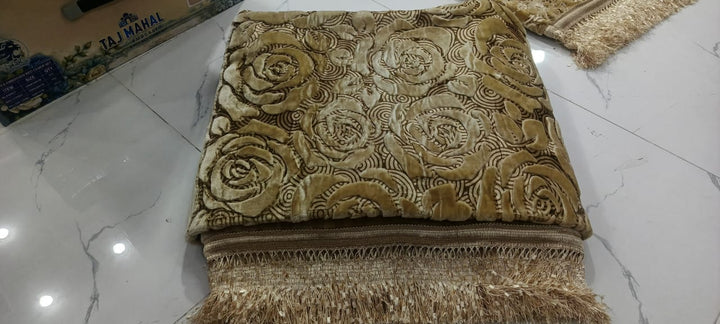 Taj Mahal blanket set Golden