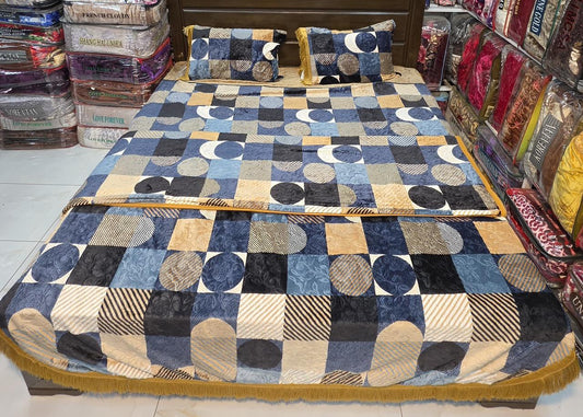 Korea silk ac flannel 4pcs