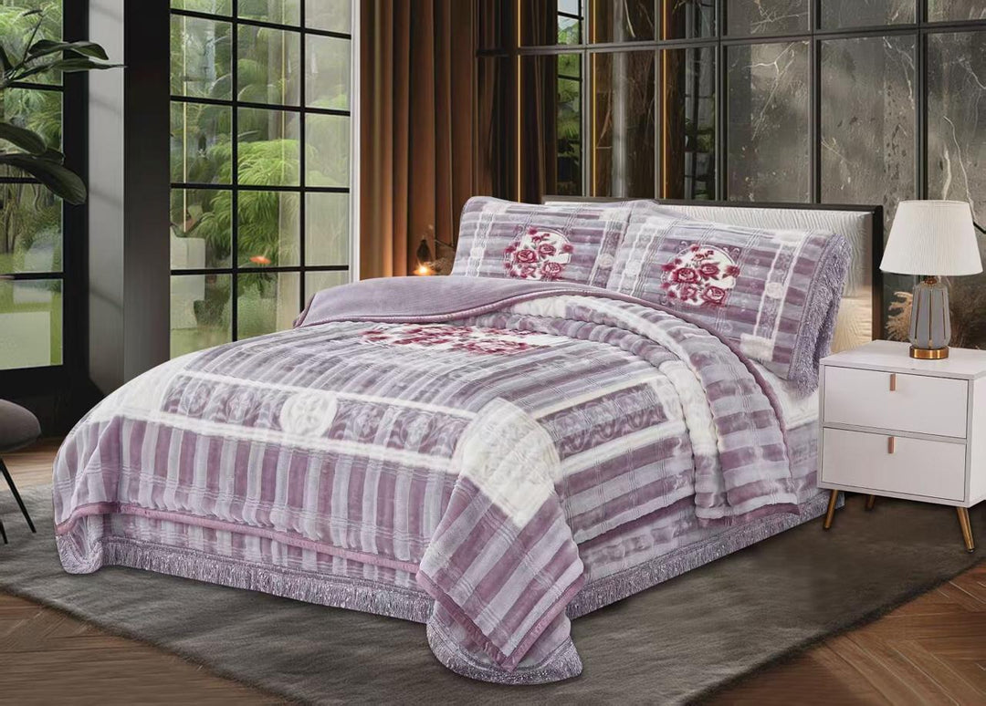 Rex blanket set Light Purple