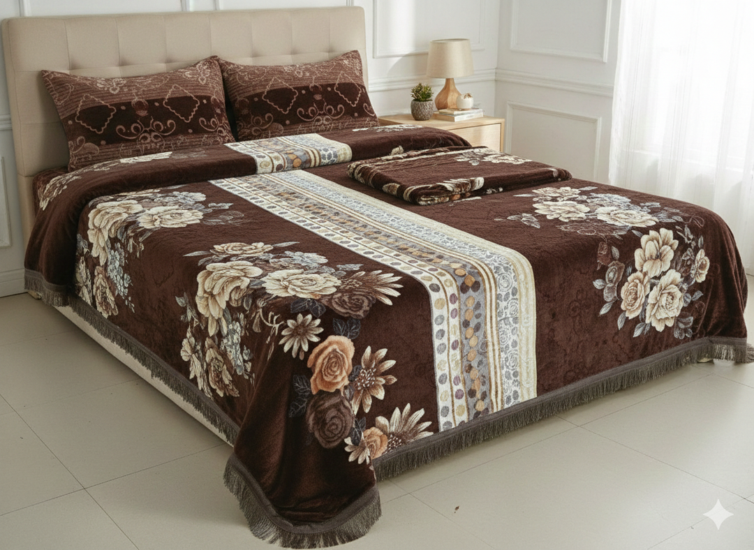 Success ac flannels 4pcs set chocolate