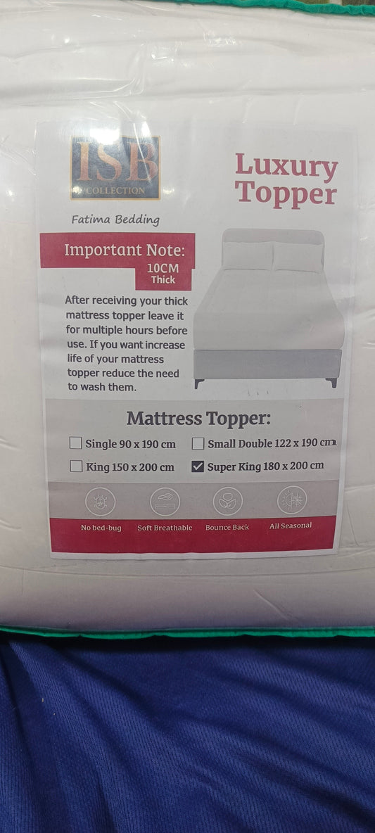 (Copy) Luxury mattress topper king size 180/200